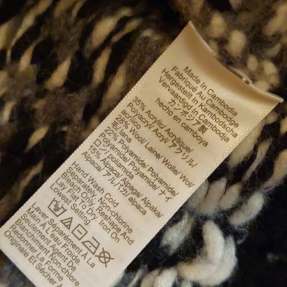 Bundle J Crew Fair Isle Cardigan & Babaton Cashmere Vest S - Picture 9 of 15